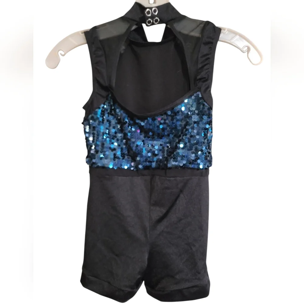 Little Girl's Weissman Dance Costume Sequinned M